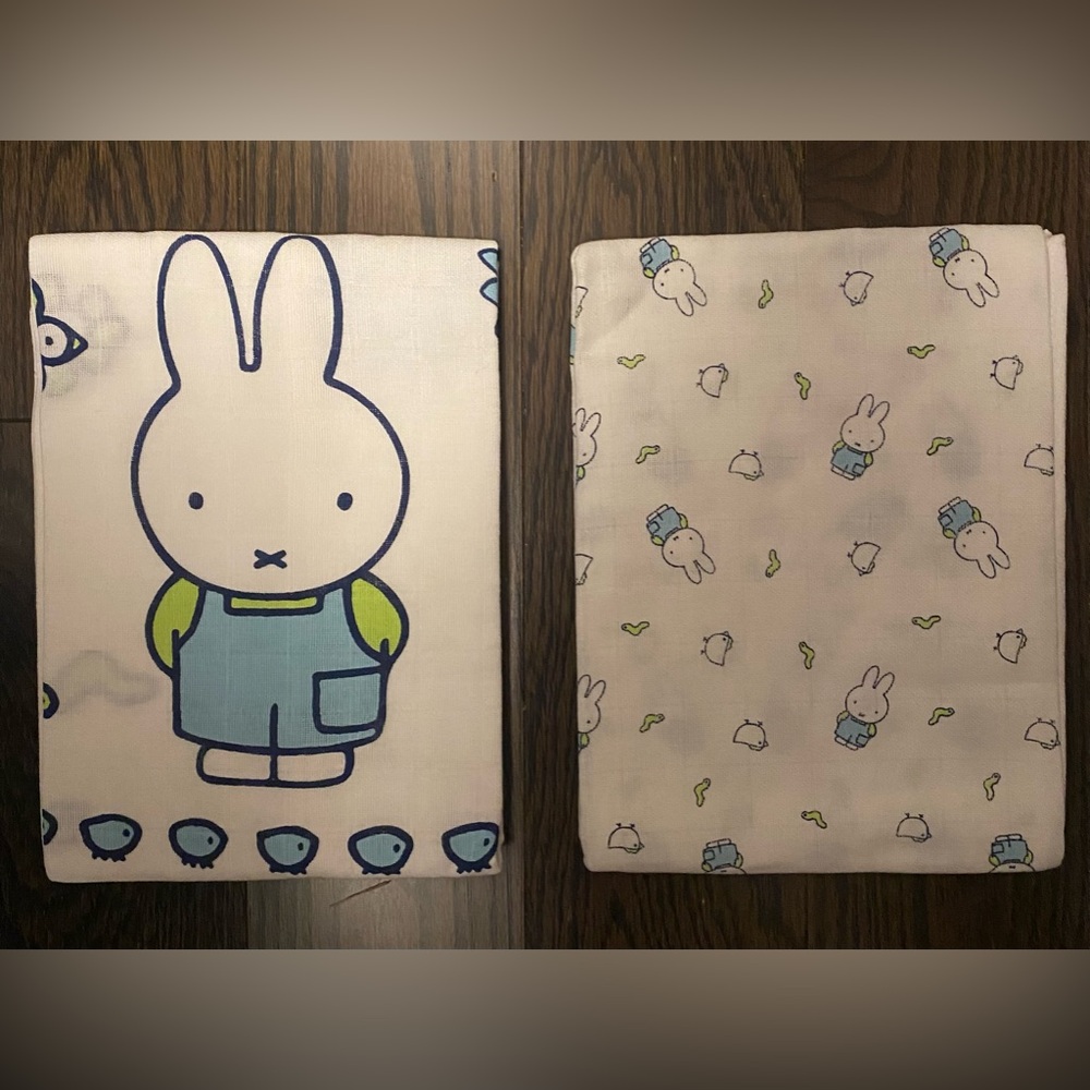 2 Miffy Swaddle Blankets